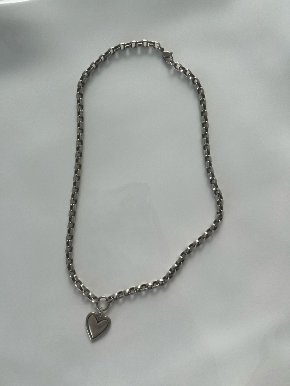 James Avery Heart & Chain necklace//Timeless Heart Pendant Chain Necklace